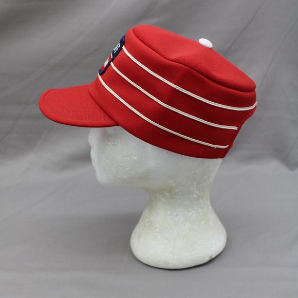 Vintage Pillbox Hat - Carnduff Yorkton Stitched Patch - Adult Snapback - Picture 4 of 8
